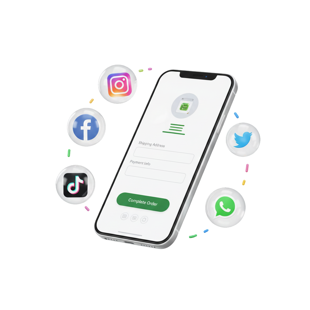 Social selling & payment links